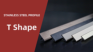Decorative Stainless Steel T Profile Section